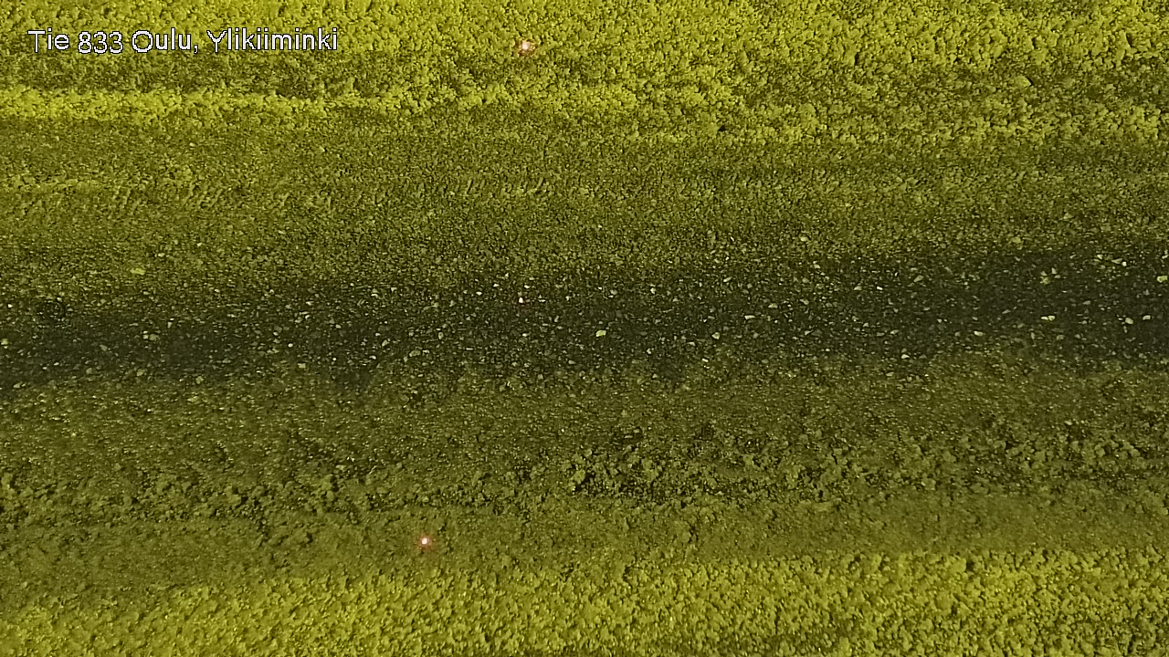 Weather Camera Image Väg  833 Oulu, Vesala, Oulu, Pohjois-Pohjanmaa