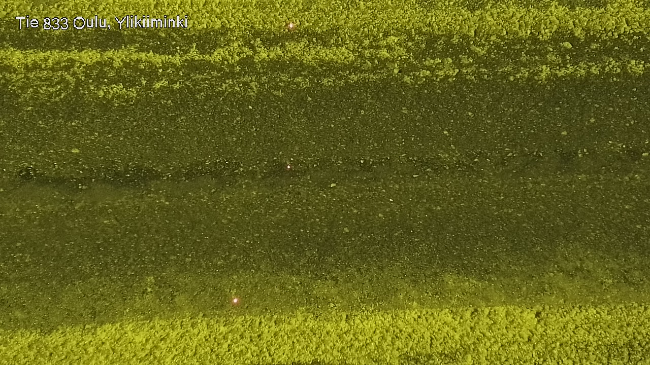 Weather Camera Image Väg  833 Oulu, Vesala, Oulu, Pohjois-Pohjanmaa