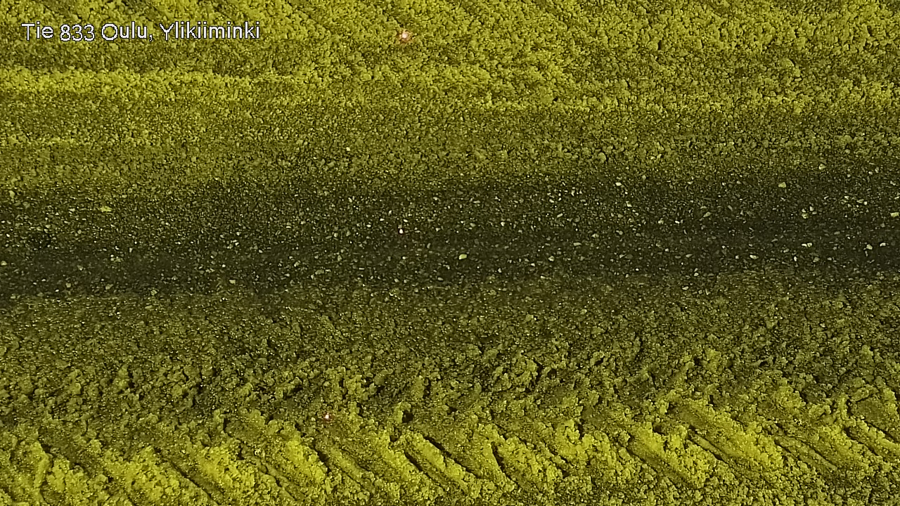 Weather Camera Image Väg  833 Oulu, Vesala, Oulu, Pohjois-Pohjanmaa