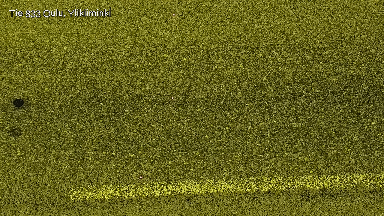 Weather Camera Image Väg  833 Oulu, Vesala, Oulu, Pohjois-Pohjanmaa