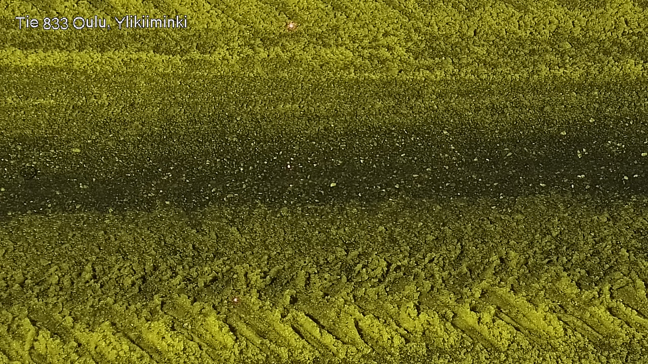 Weather Camera Image Väg  833 Oulu, Vesala, Oulu, Pohjois-Pohjanmaa