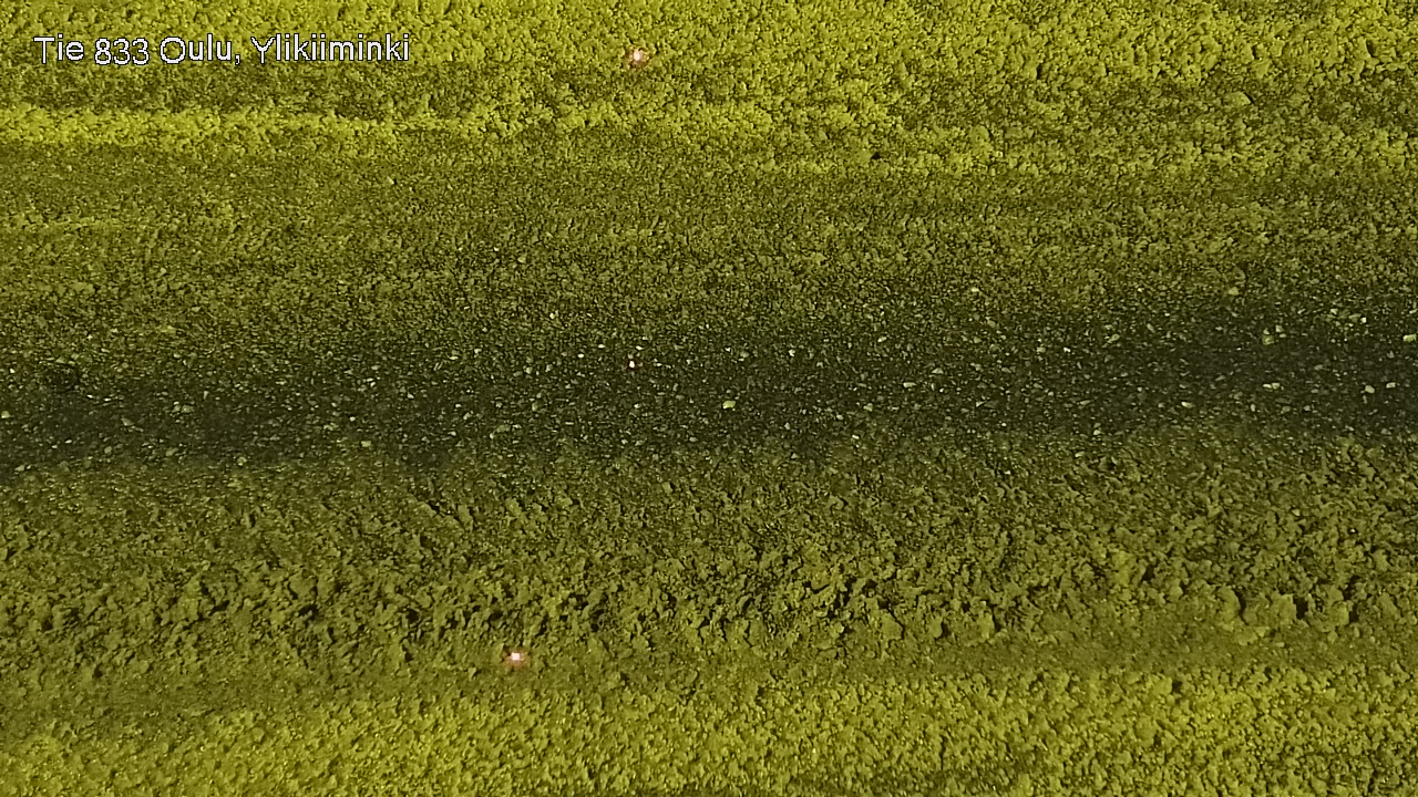 Weather Camera Image Väg  833 Oulu, Vesala, Oulu, Pohjois-Pohjanmaa