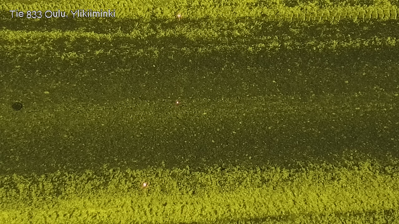 Weather Camera Image Väg  833 Oulu, Vesala, Oulu, Pohjois-Pohjanmaa