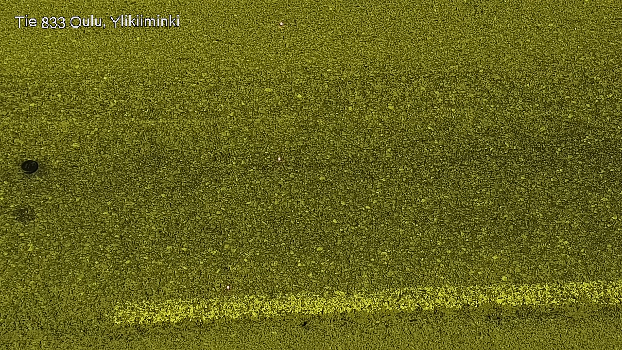 Weather Camera Image Väg  833 Oulu, Vesala, Oulu, Pohjois-Pohjanmaa