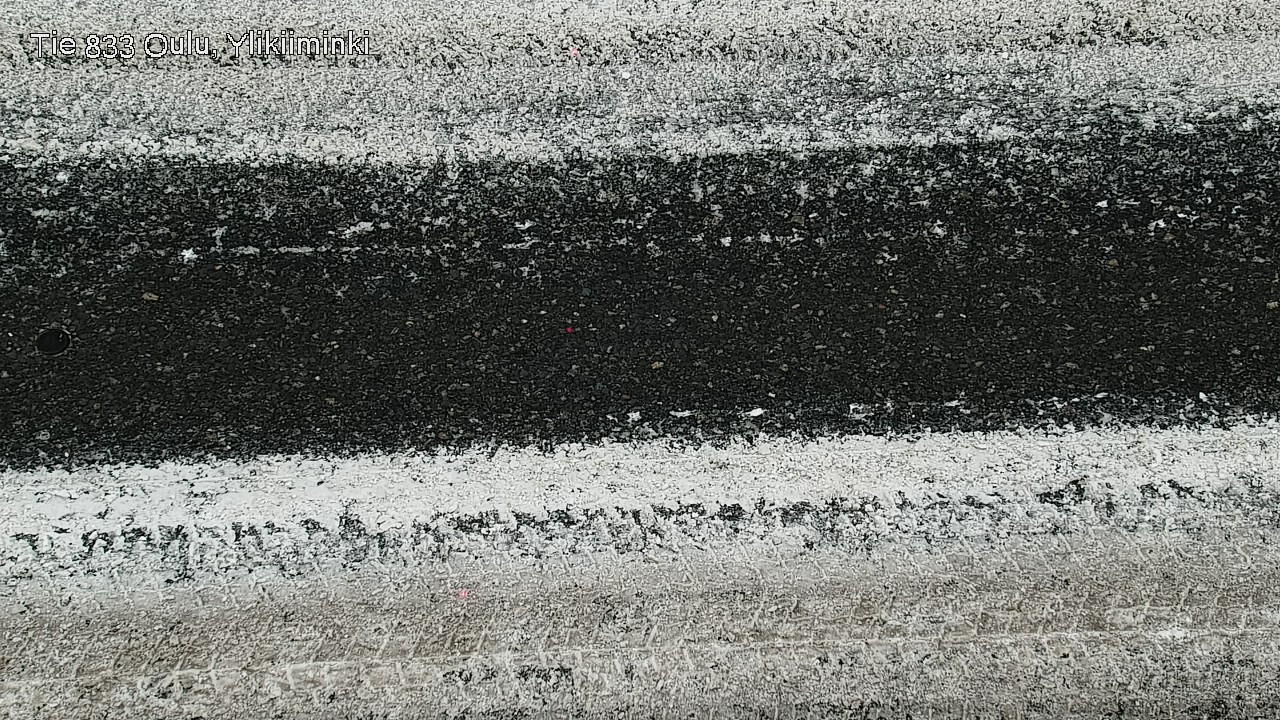 Weather Camera Image Väg  833 Oulu, Vesala, Oulu, Pohjois-Pohjanmaa