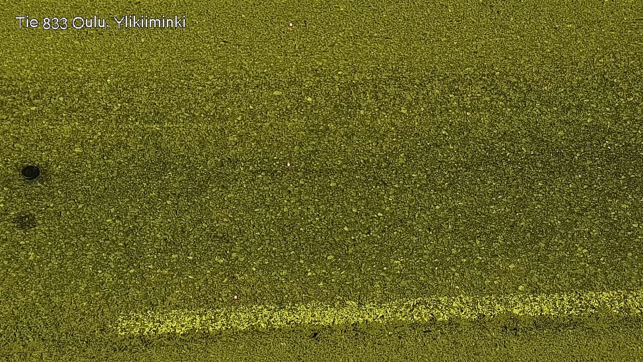 Weather Camera Image Väg  833 Oulu, Vesala, Oulu, Pohjois-Pohjanmaa