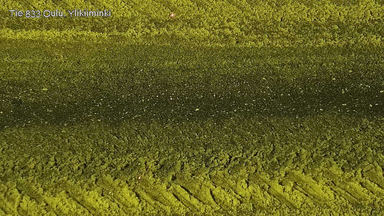 Weather Camera Image Väg  833 Oulu, Vesala, Oulu, Pohjois-Pohjanmaa