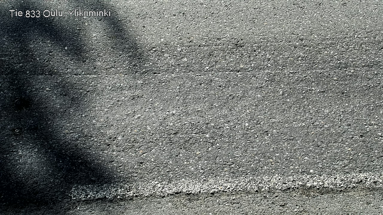 Weather Camera Image Väg  833 Oulu, Vesala, Oulu, Pohjois-Pohjanmaa