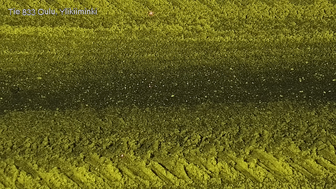 Weather Camera Image Väg  833 Oulu, Vesala, Oulu, Pohjois-Pohjanmaa