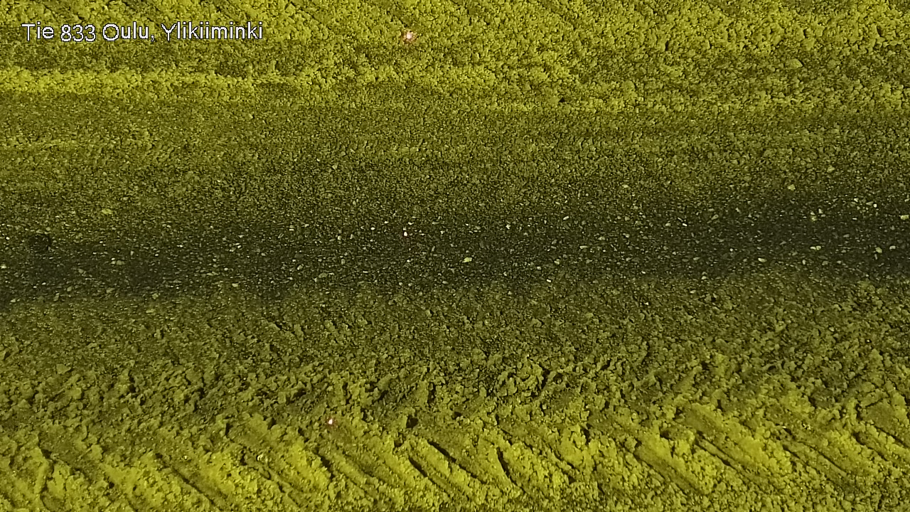 Weather Camera Image Väg  833 Oulu, Vesala, Oulu, Pohjois-Pohjanmaa