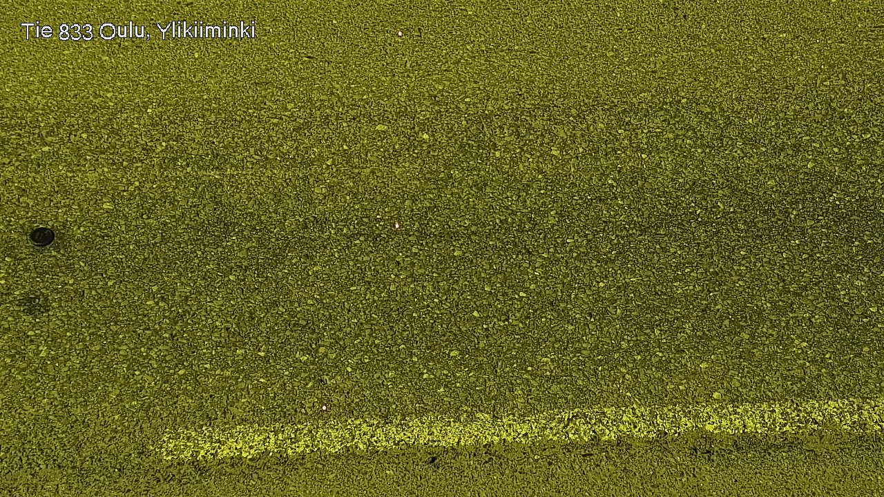 Weather Camera Image Väg  833 Oulu, Vesala, Oulu, Pohjois-Pohjanmaa