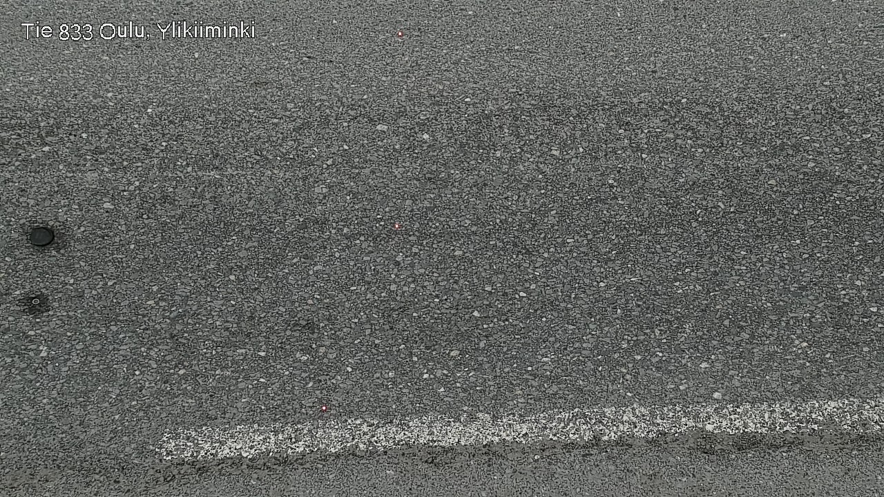 Weather Camera Image Väg  833 Oulu, Vesala, Oulu, Pohjois-Pohjanmaa