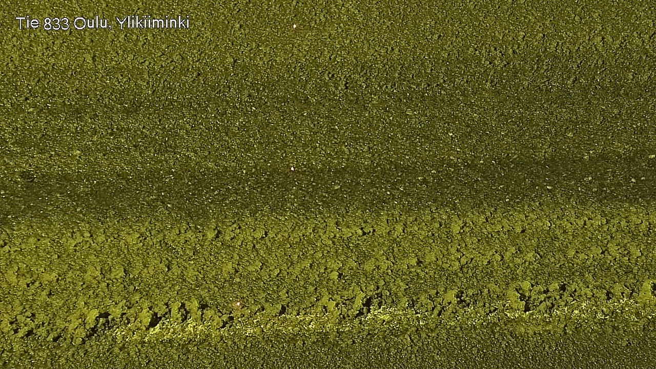 Weather Camera Image Väg  833 Oulu, Vesala, Oulu, Pohjois-Pohjanmaa