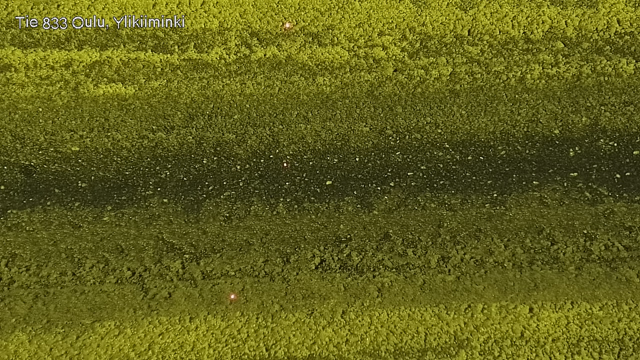 Weather Camera Image Väg  833 Oulu, Vesala, Oulu, Pohjois-Pohjanmaa