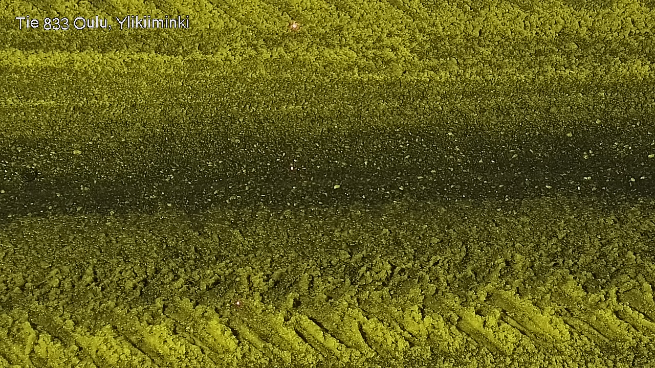 Weather Camera Image Väg  833 Oulu, Vesala, Oulu, Pohjois-Pohjanmaa