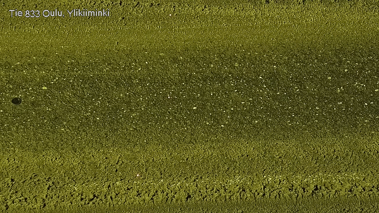 Weather Camera Image Väg 833 Oulu, Vesala, Oulu, Pohjois-Pohjanmaa