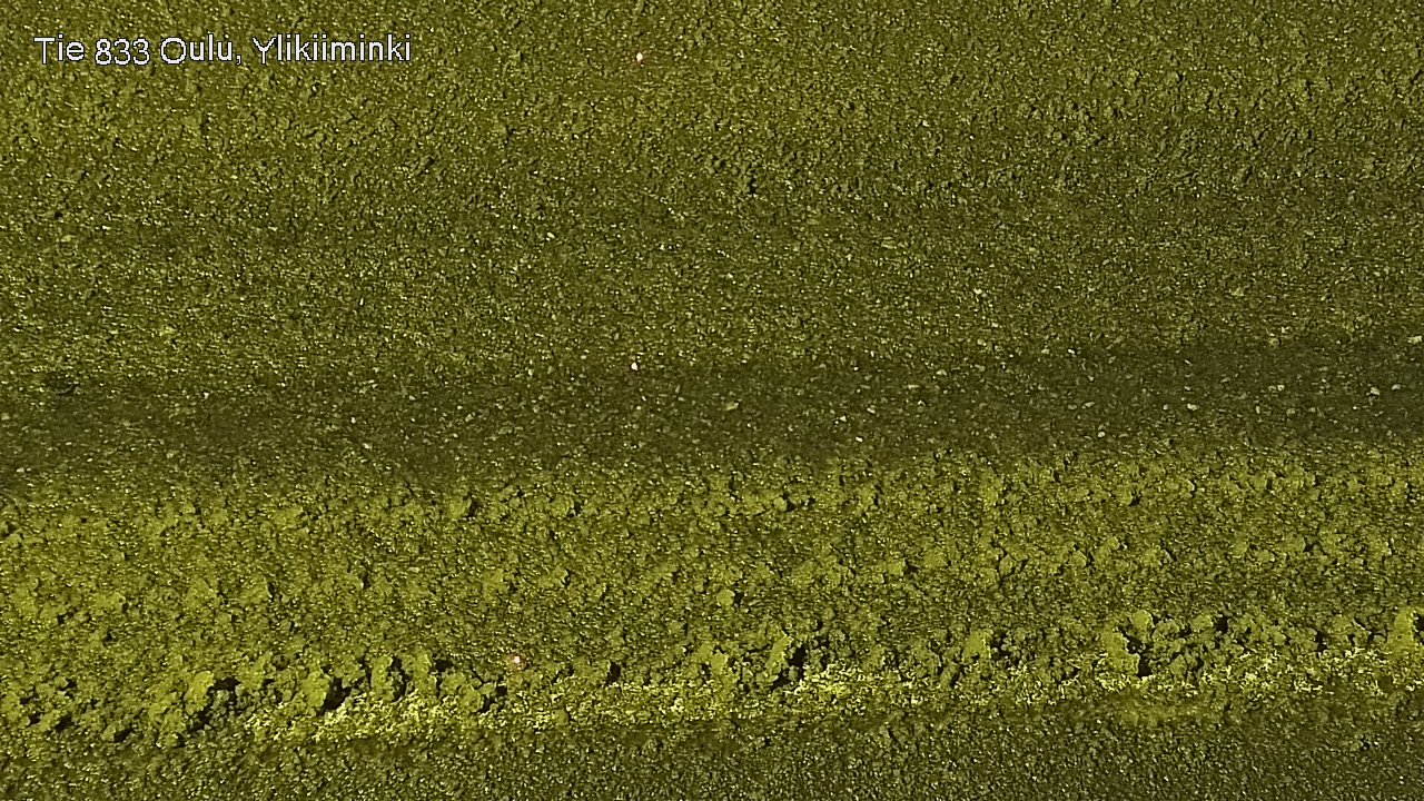 Weather Camera Image Väg  833 Oulu, Vesala, Oulu, Pohjois-Pohjanmaa