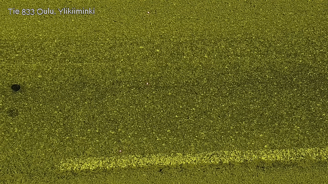 Weather Camera Image Väg  833 Oulu, Vesala, Oulu, Pohjois-Pohjanmaa