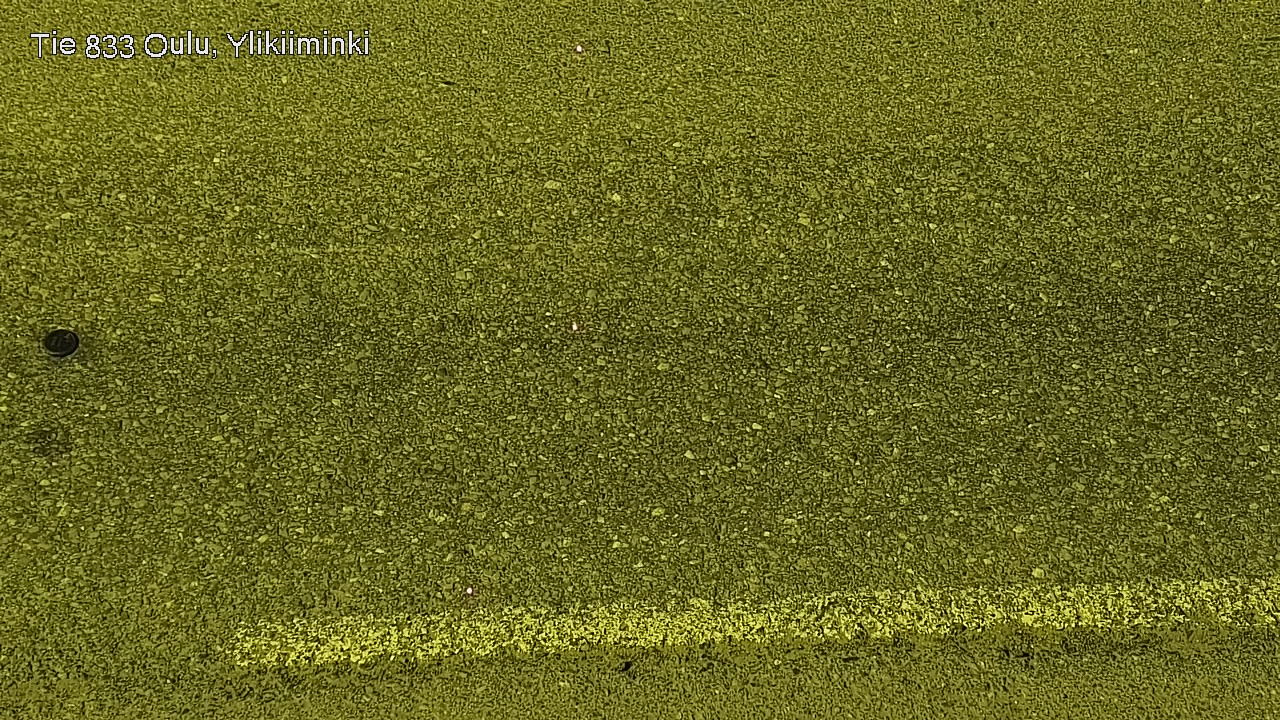 Weather Camera Image Väg  833 Oulu, Vesala, Oulu, Pohjois-Pohjanmaa