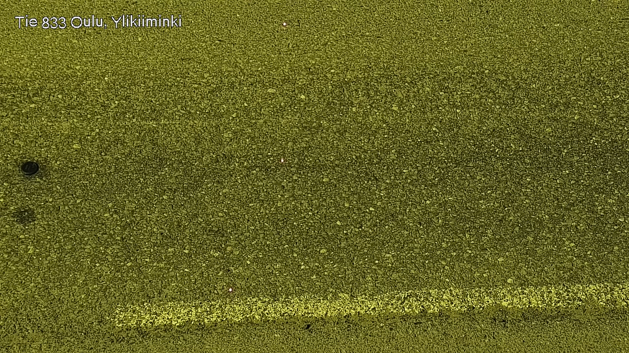 Weather Camera Image Väg  833 Oulu, Vesala, Oulu, Pohjois-Pohjanmaa