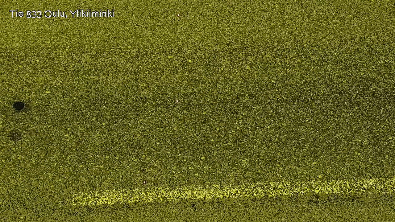 Weather Camera Image Väg  833 Oulu, Vesala, Oulu, Pohjois-Pohjanmaa