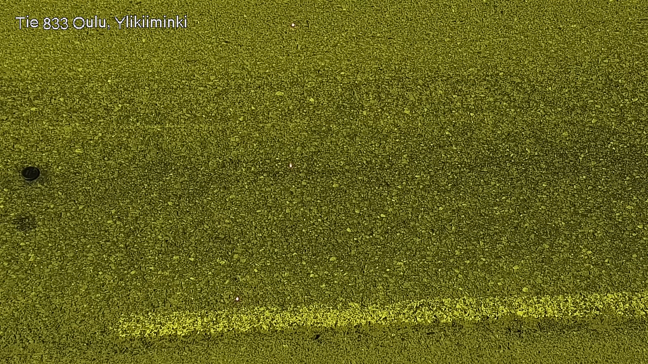 Weather Camera Image Väg  833 Oulu, Vesala, Oulu, Pohjois-Pohjanmaa