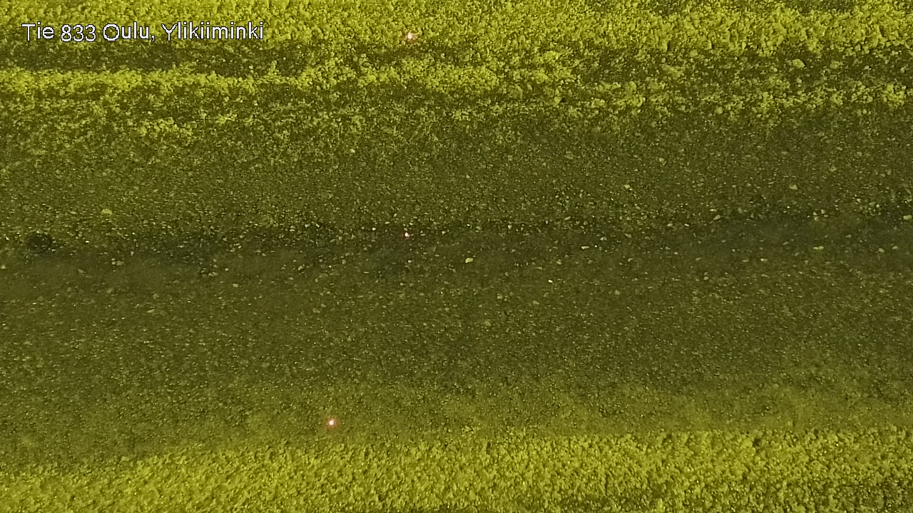 Weather Camera Image Väg  833 Oulu, Vesala, Oulu, Pohjois-Pohjanmaa