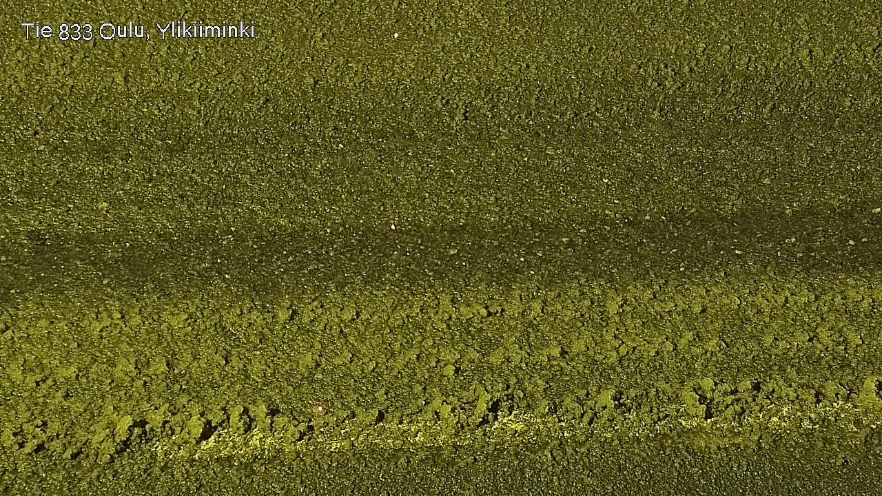 Weather Camera Image Väg  833 Oulu, Vesala, Oulu, Pohjois-Pohjanmaa