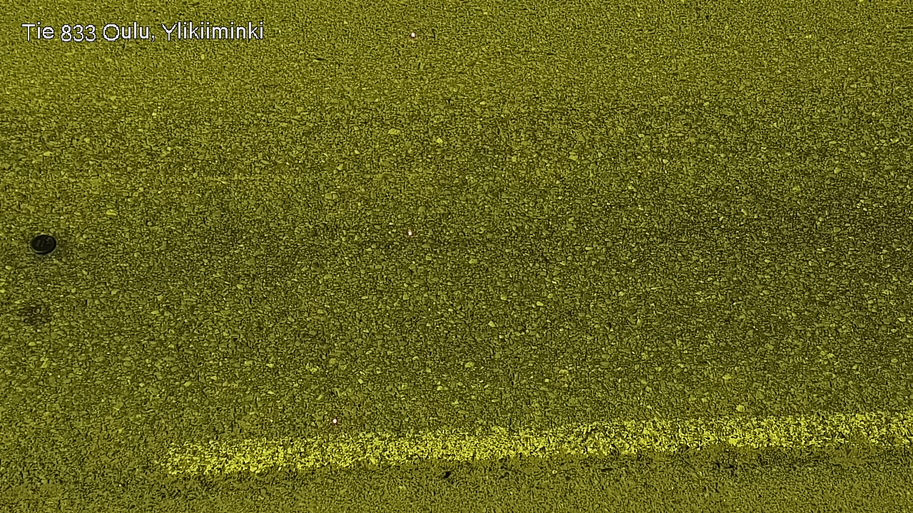Weather Camera Image Väg  833 Oulu, Vesala, Oulu, Pohjois-Pohjanmaa