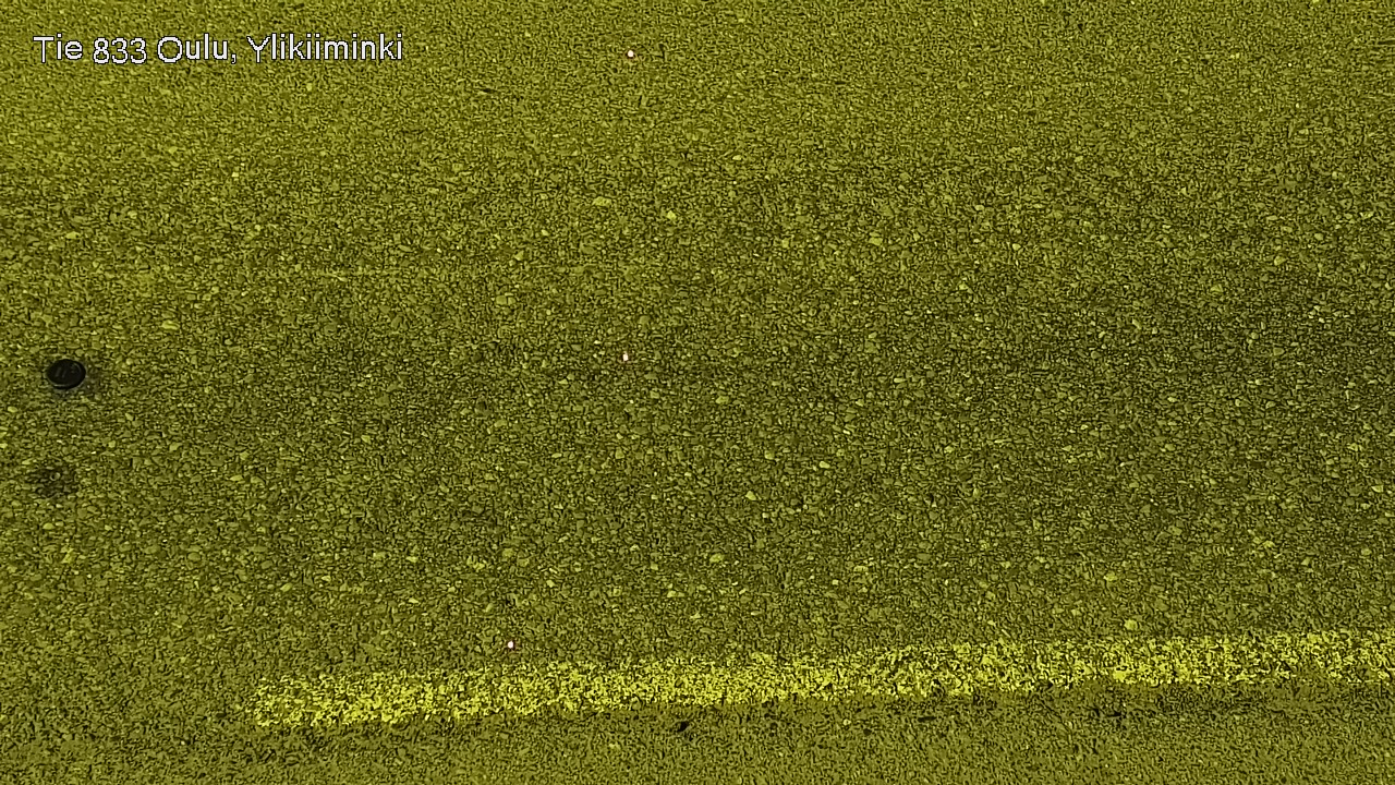 Weather Camera Image Väg  833 Oulu, Vesala, Oulu, Pohjois-Pohjanmaa