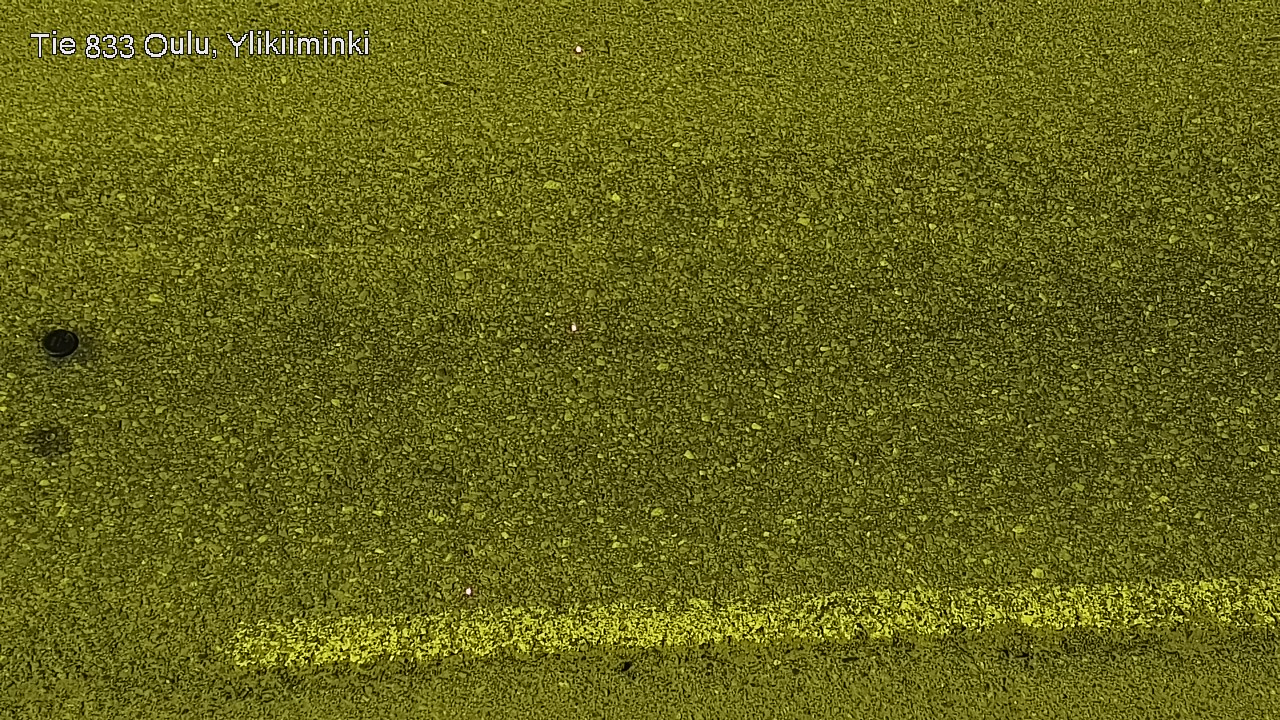 Weather Camera Image Väg  833 Oulu, Vesala, Oulu, Pohjois-Pohjanmaa