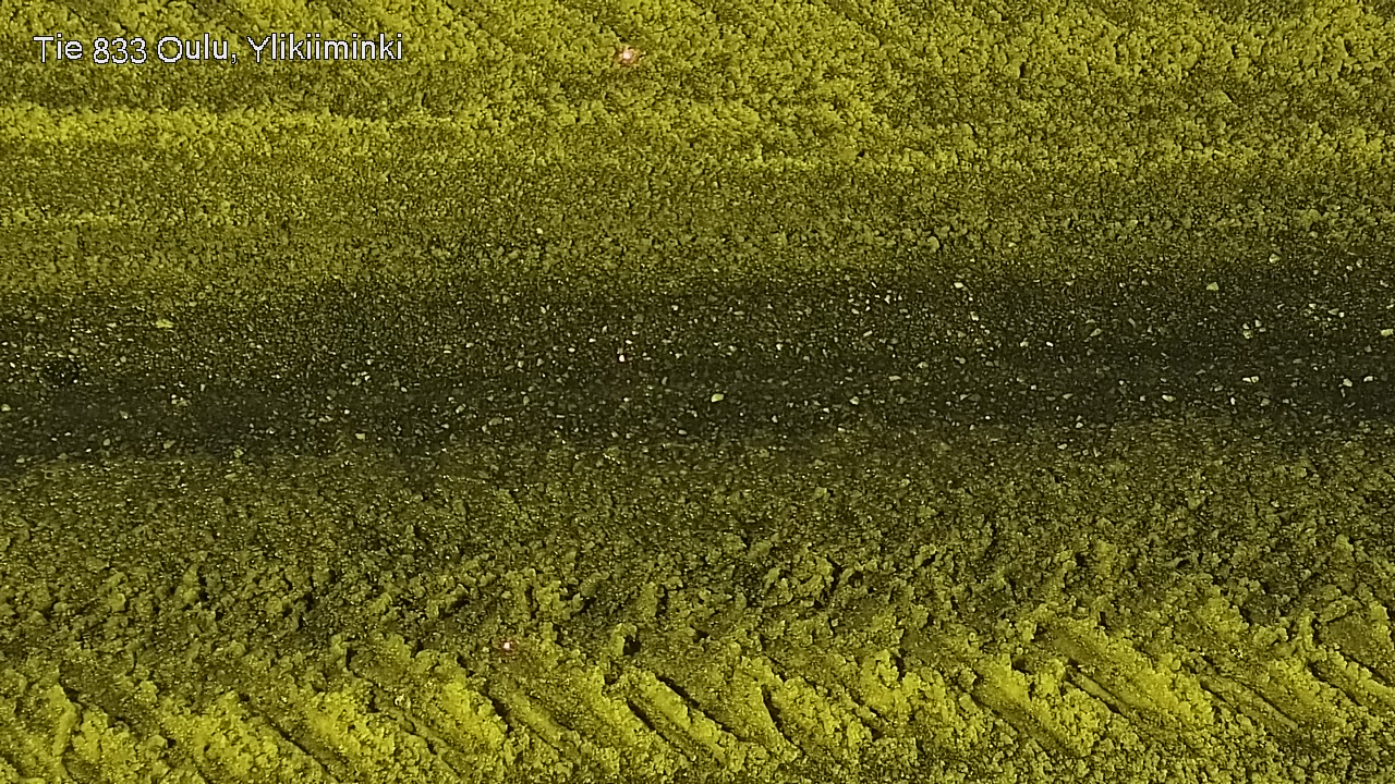 Weather Camera Image Väg  833 Oulu, Vesala, Oulu, Pohjois-Pohjanmaa