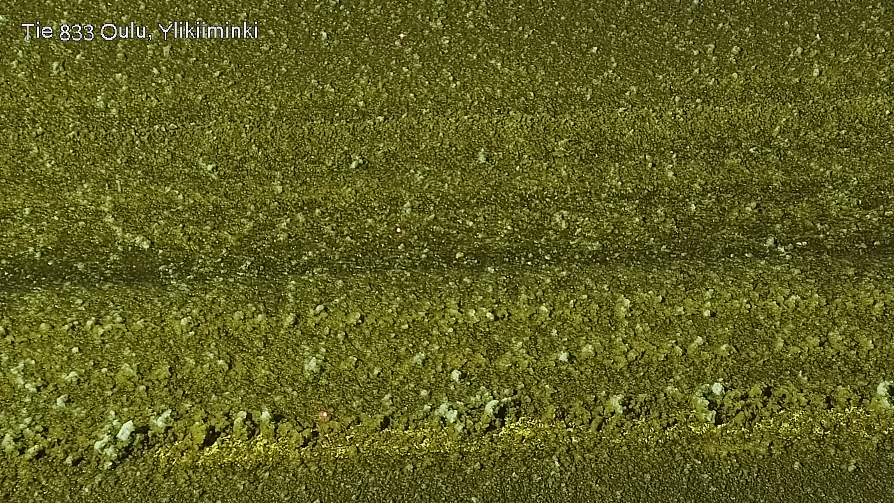 Weather Camera Image Väg  833 Oulu, Vesala, Oulu, Pohjois-Pohjanmaa