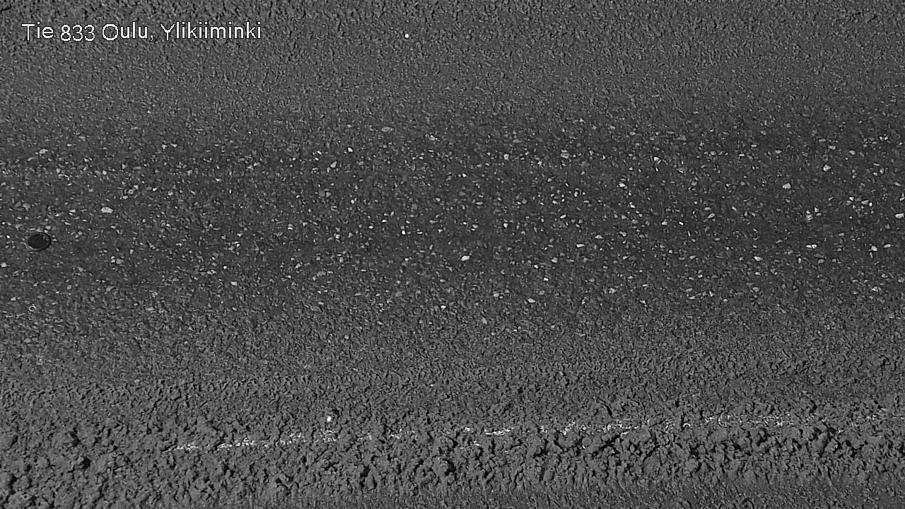 Weather Camera Image Väg 833 Oulu, Vesala, Oulu, Pohjois-Pohjanmaa