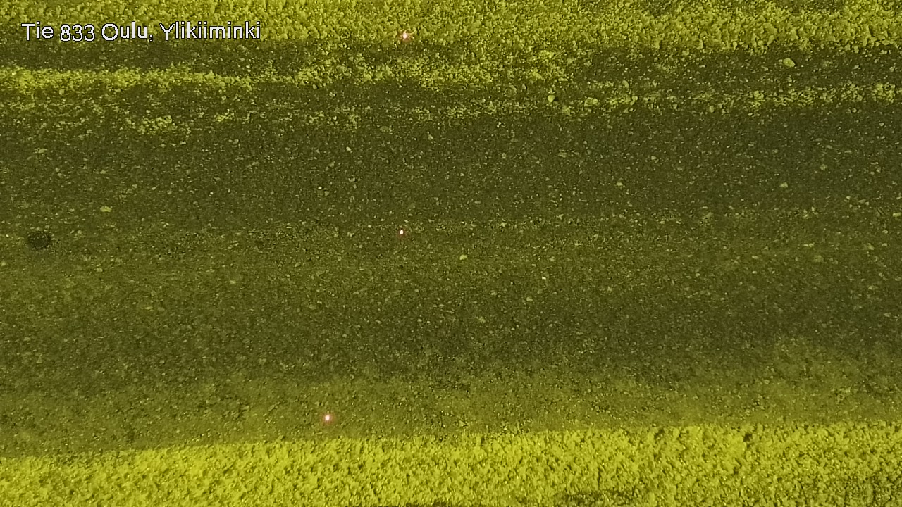 Weather Camera Image Väg  833 Oulu, Vesala, Oulu, Pohjois-Pohjanmaa