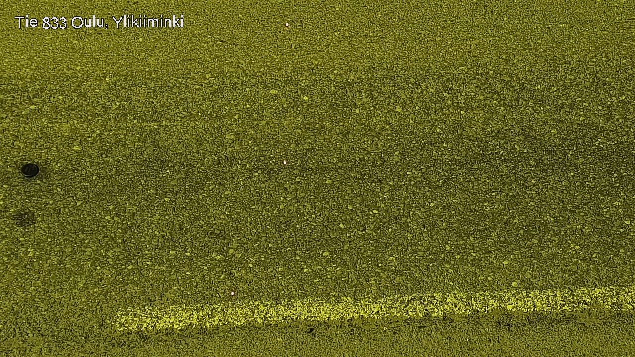 Weather Camera Image Väg  833 Oulu, Vesala, Oulu, Pohjois-Pohjanmaa