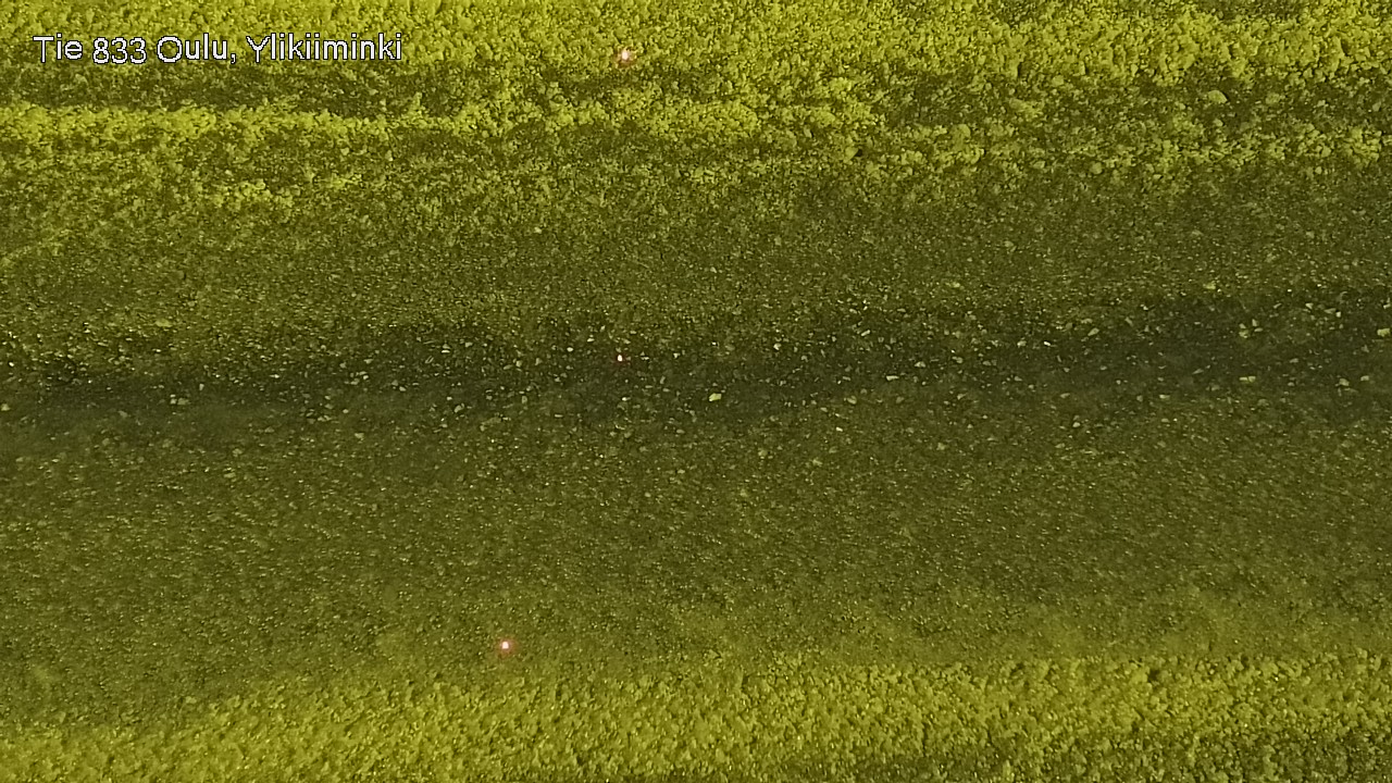 Weather Camera Image Väg  833 Oulu, Vesala, Oulu, Pohjois-Pohjanmaa