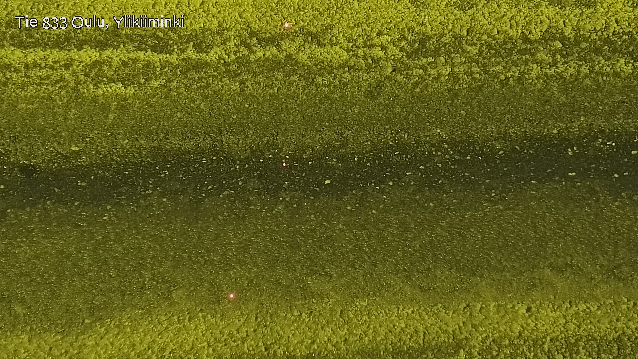 Weather Camera Image Väg  833 Oulu, Vesala, Oulu, Pohjois-Pohjanmaa