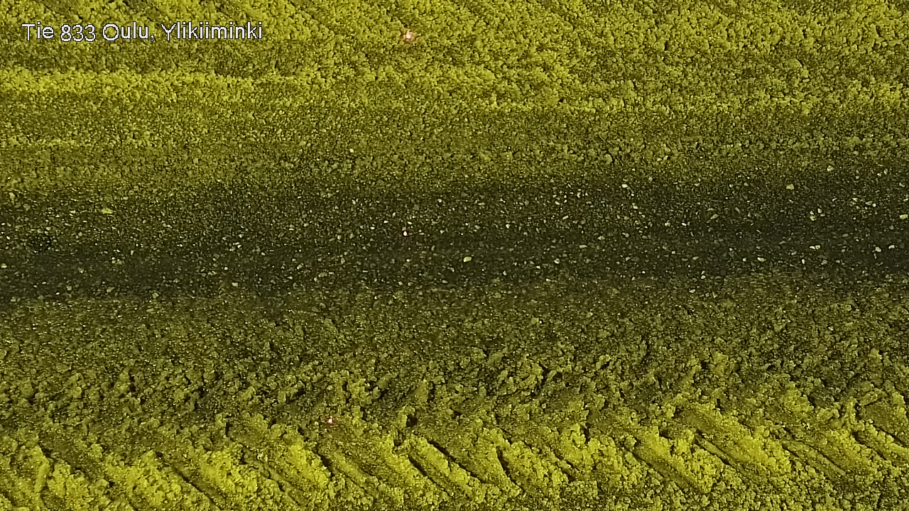 Weather Camera Image Väg  833 Oulu, Vesala, Oulu, Pohjois-Pohjanmaa