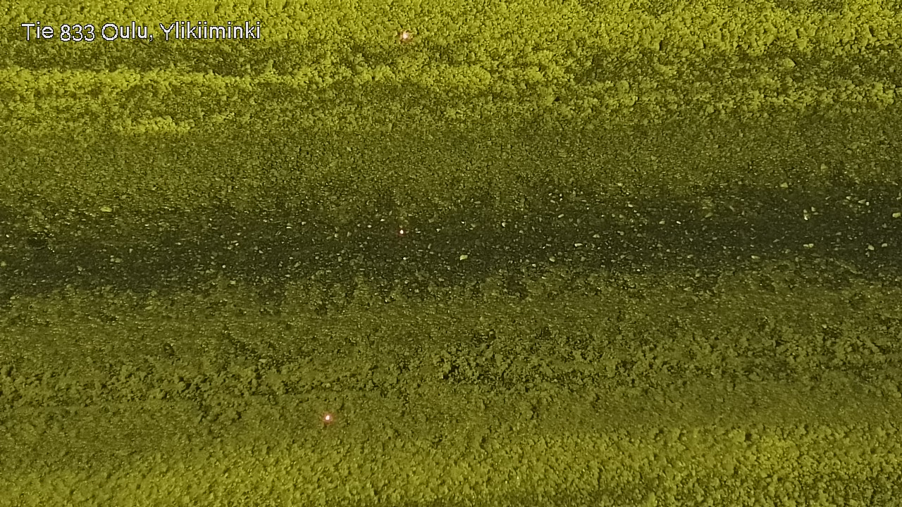 Weather Camera Image Väg  833 Oulu, Vesala, Oulu, Pohjois-Pohjanmaa