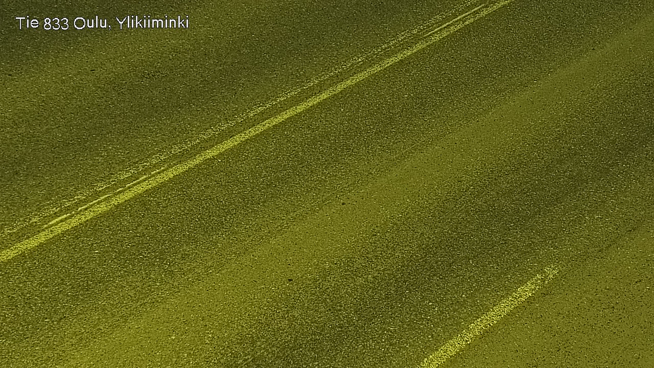 Weather Camera Image Väg  833 Oulu, Vesala, Oulu, Pohjois-Pohjanmaa
