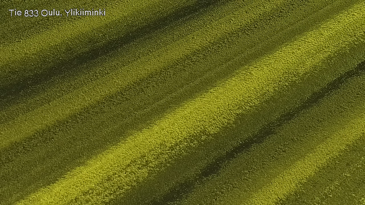 Weather Camera Image Road  833 Oulu, Vesala, Oulu, Pohjois-Pohjanmaa