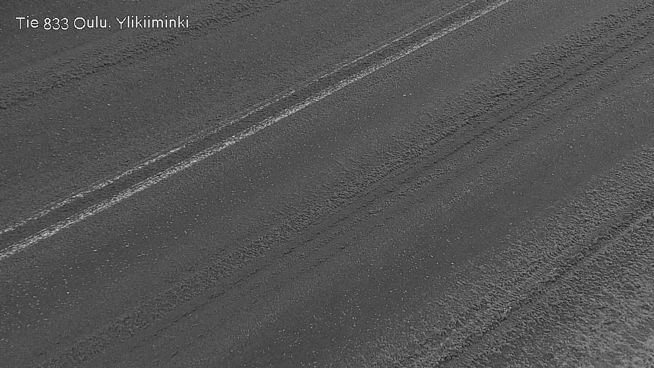Weather Camera Image Road  833 Oulu, Vesala, Oulu, Pohjois-Pohjanmaa