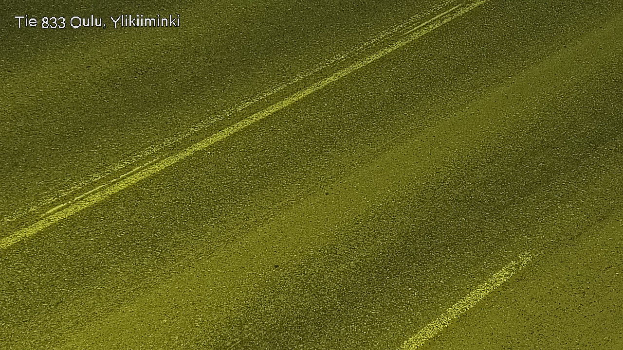 Weather Camera Image Väg  833 Oulu, Vesala, Oulu, Pohjois-Pohjanmaa