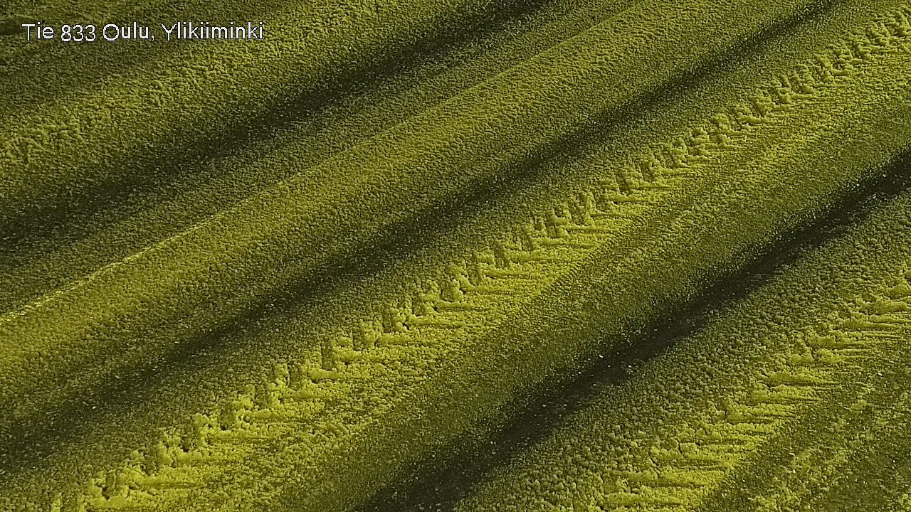 Weather Camera Image Road  833 Oulu, Vesala, Oulu, Pohjois-Pohjanmaa