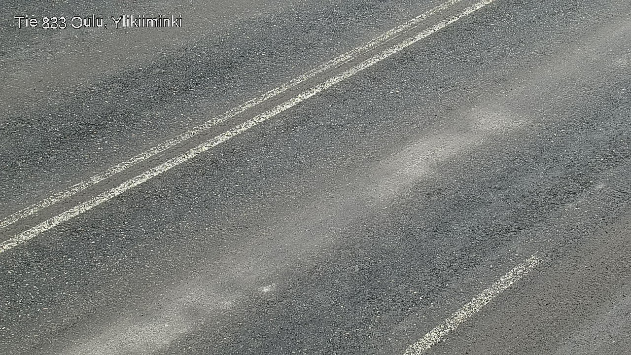 Weather Camera Image Väg  833 Oulu, Vesala, Oulu, Pohjois-Pohjanmaa