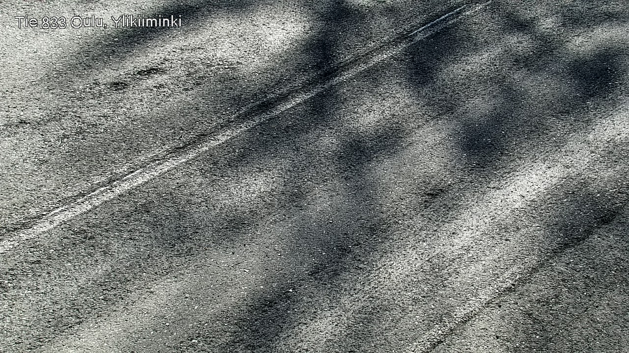Weather Camera Image Väg  833 Oulu, Vesala, Oulu, Pohjois-Pohjanmaa