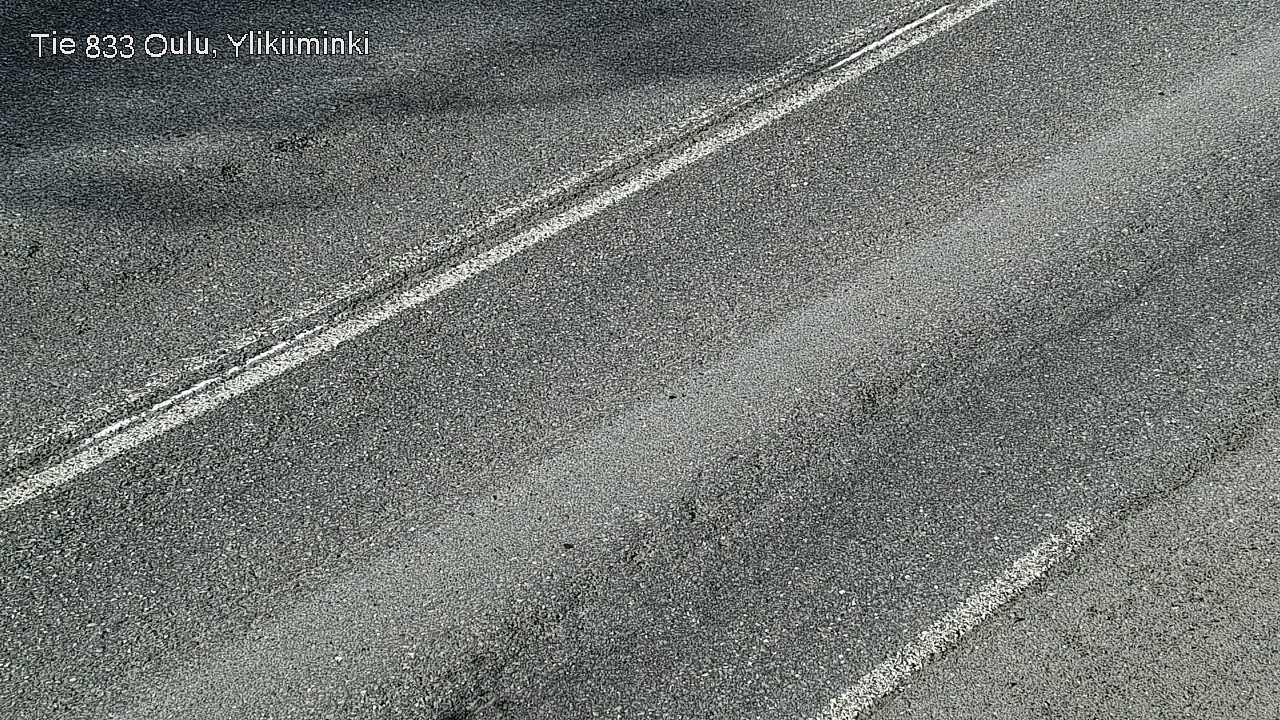 Weather Camera Image Väg  833 Oulu, Vesala, Oulu, Pohjois-Pohjanmaa