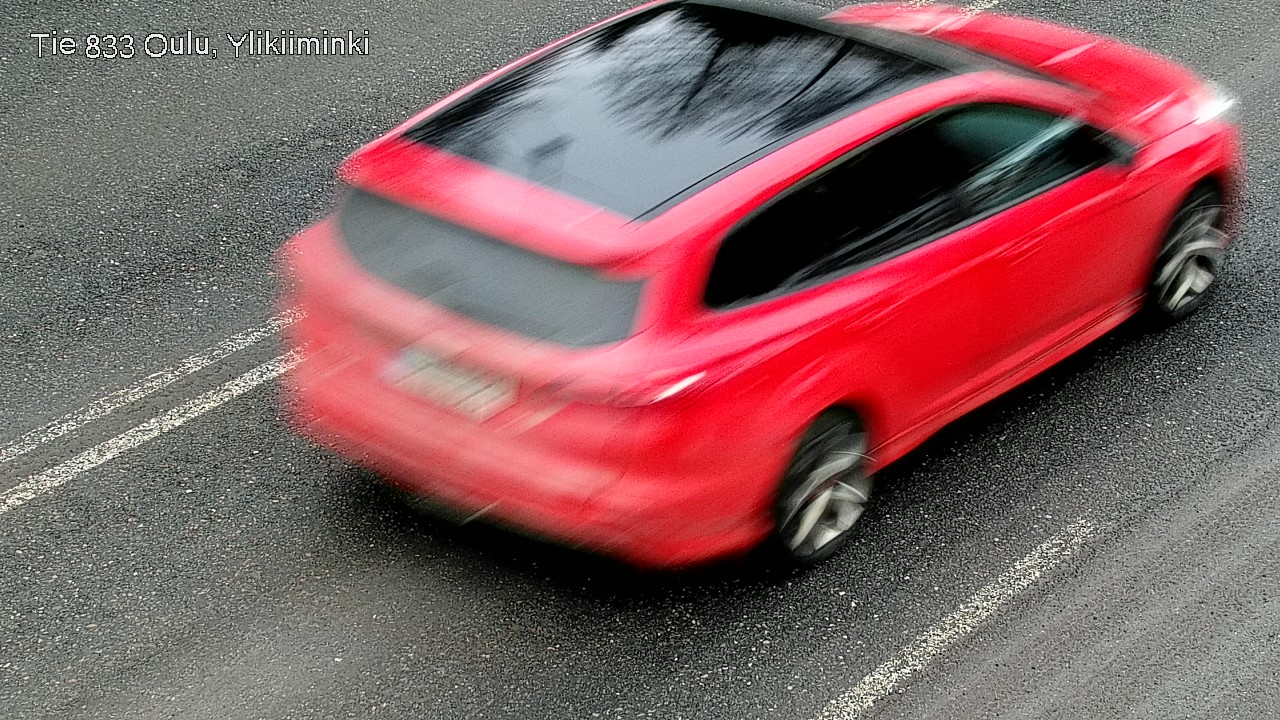 Weather Camera Image Road  833 Oulu, Vesala, Oulu, Pohjois-Pohjanmaa