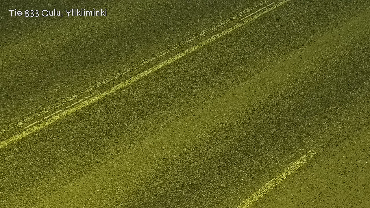 Weather Camera Image Väg  833 Oulu, Vesala, Oulu, Pohjois-Pohjanmaa